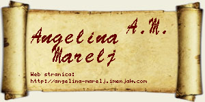 Angelina Marelj vizit kartica
